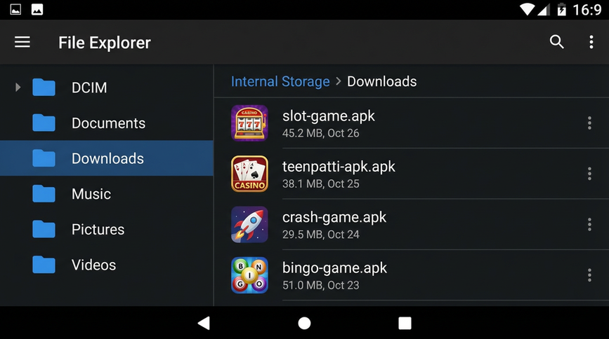 Main screen of crazy777 gameapk page for PK players